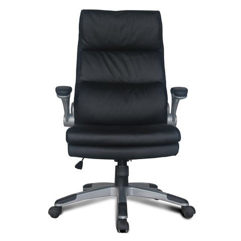 Офисное кресло BRABIX "Fregat EX-510", рециклированная кожа, черное, 530863 в Артеме - изображение 4
