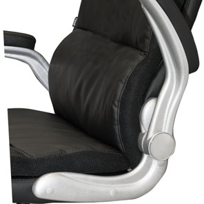 Офисное кресло BRABIX "Fregat EX-510", рециклированная кожа, черное, 530863 в Артеме - предосмотр 6