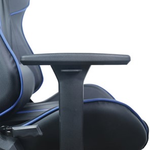 Офисное кресло BRABIX "GT Carbon GM-120", две подушки, экокожа, черное/синее, 531930 в Артеме - предосмотр 13