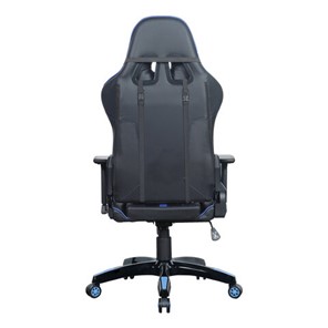 Офисное кресло BRABIX "GT Carbon GM-120", две подушки, экокожа, черное/синее, 531930 во Владивостоке - предосмотр 6