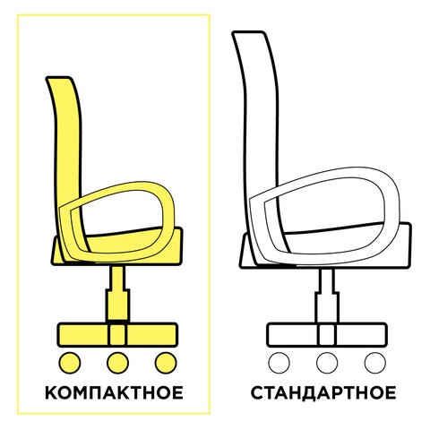 Офисное кресло Brabix Jet MG-315 (с подлокотниками, черное) 531839 во Владивостоке - изображение 11
