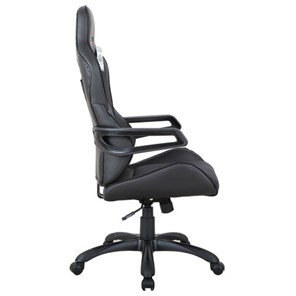 Кресло офисное Brabix Nitro GM-001 (ткань, экокожа, черное) 531817 в Артеме - предосмотр 2