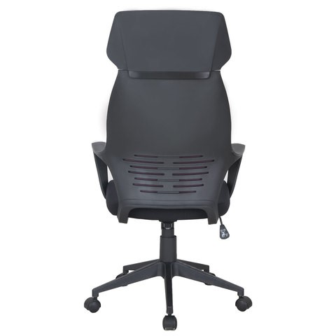 Офисное кресло Brabix Premium Galaxy EX-519 (ткань, черное/терракотовое) 531570 во Владивостоке - изображение 4