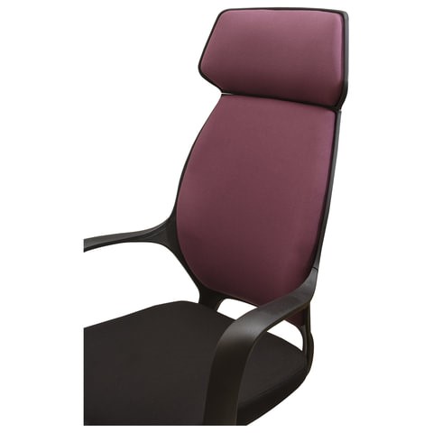 Офисное кресло Brabix Premium Galaxy EX-519 (ткань, черное/терракотовое) 531570 в Артеме - изображение 8