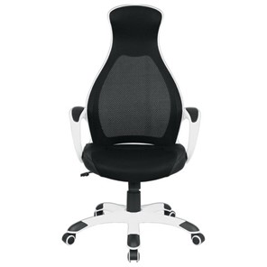 Кресло Brabix Premium Genesis EX-517 (пластик белый, ткань/экокожа/сетка черная) 531573 в Артеме - предосмотр 3