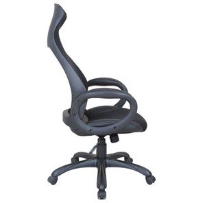 Офисное кресло Brabix Premium Genesis EX-517 (пластик черный, ткань/экокожа/сетка черная)   531574 во Владивостоке - предосмотр 2