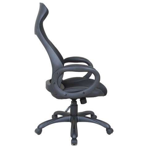 Офисное кресло Brabix Premium Genesis EX-517 (пластик черный, ткань/экокожа/сетка черная)   531574 во Владивостоке - изображение 2
