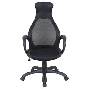 Офисное кресло Brabix Premium Genesis EX-517 (пластик черный, ткань/экокожа/сетка черная)   531574 в Находке - предосмотр 3