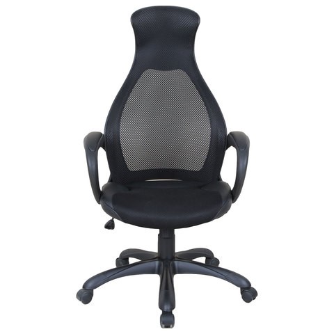 Офисное кресло Brabix Premium Genesis EX-517 (пластик черный, ткань/экокожа/сетка черная)   531574 в Находке - изображение 3