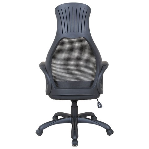 Офисное кресло Brabix Premium Genesis EX-517 (пластик черный, ткань/экокожа/сетка черная)   531574 во Владивостоке - изображение 4