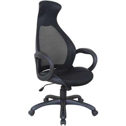 Офисное кресло Brabix Premium Genesis EX-517 (пластик черный, ткань/экокожа/сетка черная)   531574 во Владивостоке - изображение