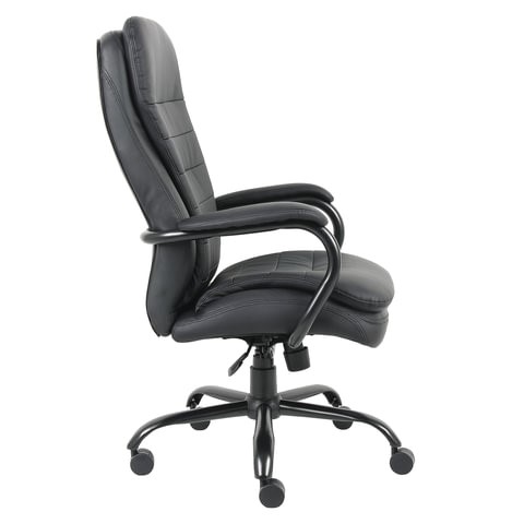 Офисное кресло BRABIX PREMIUM "Heavy Duty HD-001", усиленное, НАГРУЗКА до 200 кг, экокожа, 531015 в Артеме - изображение 2