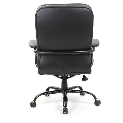 Офисное кресло BRABIX PREMIUM "Heavy Duty HD-001", усиленное, НАГРУЗКА до 200 кг, экокожа, 531015 в Артеме - изображение 4