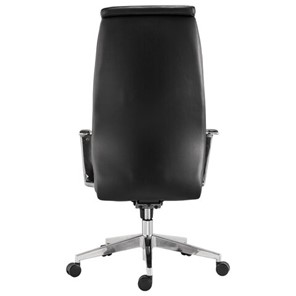 Офисное кресло BRABIX PREMIUM "Jazz EX-757", синхромеханизм, алюминий, экокожа, черное, 532489 во Владивостоке - предосмотр 3