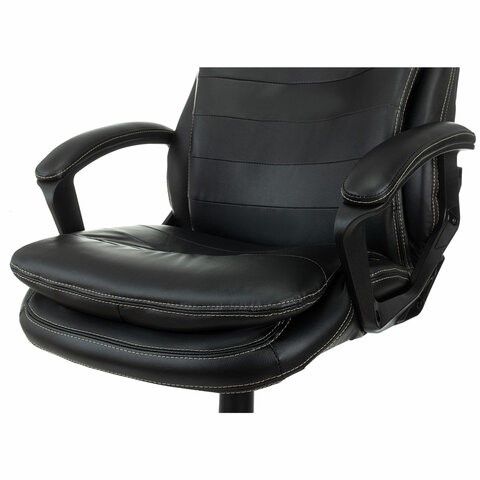 Кресло офисное Brabix Premium Omega EX-589 (экокожа, черное) 532094 в Артеме - изображение 5