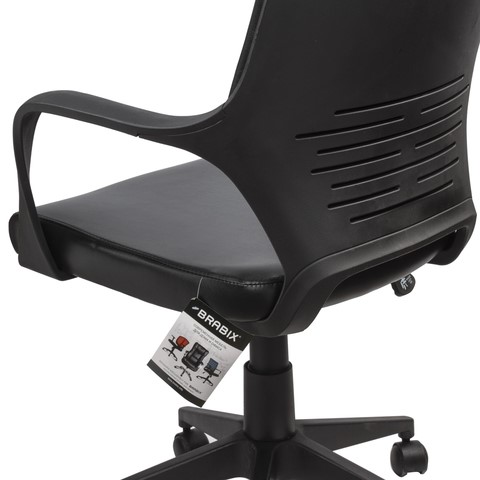 Офисное кресло Brabix Premium Prime EX-515 (экокожа, черное) 531569 в Артеме - изображение 8