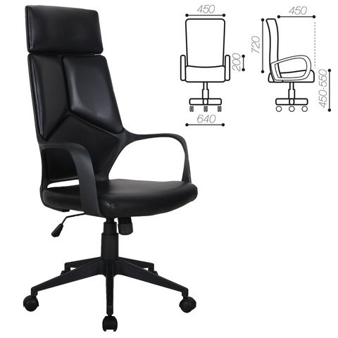Офисное кресло Brabix Premium Prime EX-515 (экокожа, черное) 531569 во Владивостоке - изображение 1