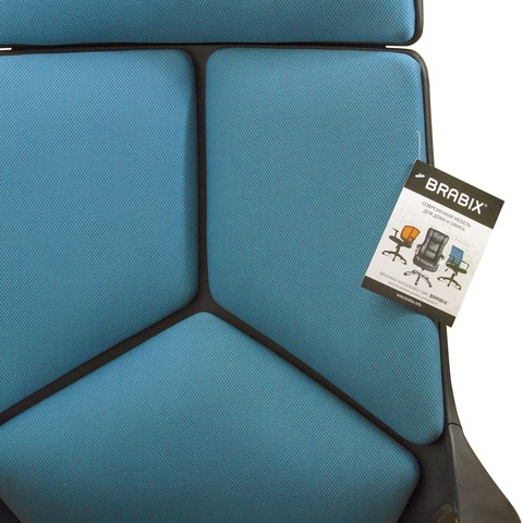 Кресло Brabix Premium Prime EX-515 (ткань, голубое) 531568 в Артеме - изображение 6