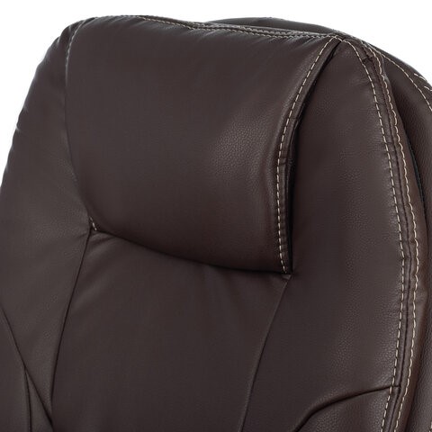 Кресло офисное Brabix Premium Trend EX-568 (экокожа, коричневое) 532101 во Владивостоке - изображение 7