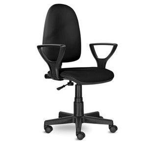 Офисное кресло Brabix Prestige Ergo MG-311 (регулируемая эргономичная спинка, кожзам, черное) 531877 в Уссурийске