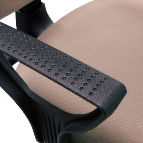 Кресло Brabix Prestige Ergo MG-311 (регулируемая эргономичная спинка, ткань, черно-синее) 531876 в Артеме - изображение 3