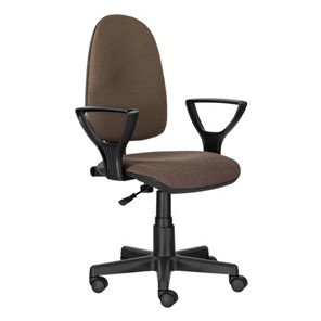 Офисное кресло Brabix Prestige Ergo MG-311 (регулируемая эргономичная спинка, ткань, коричневое) 531875 в Артеме