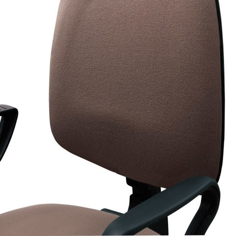 Офисное кресло Brabix Prestige Ergo MG-311 (регулируемая эргономичная спинка, ткань, коричневое) 531875 во Владивостоке - изображение 4