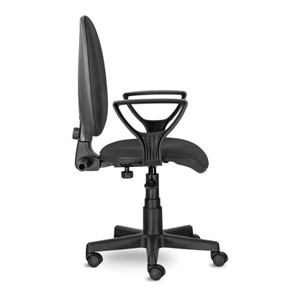 Офисное кресло Brabix Prestige Ergo MG-311 (регулируемая эргономичная спинка, ткань, серое) 531874 в Артеме - предосмотр 2