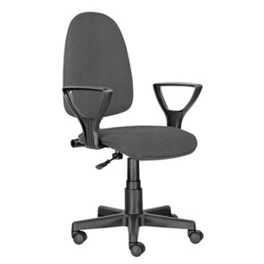 Офисное кресло Brabix Prestige Ergo MG-311 (регулируемая эргономичная спинка, ткань, серое) 531874 в Артеме - предосмотр