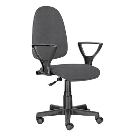 Офисное кресло Brabix Prestige Ergo MG-311 (регулируемая эргономичная спинка, ткань, серое) 531874 в Артеме - изображение