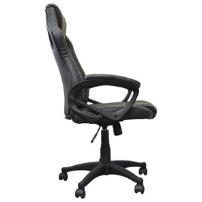 Кресло компьютерное Brabix Rider Plus EX-544 КОМФОРТ (экокожа, черное/серое) 531582 в Артеме - предосмотр 3