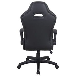 Офисное кресло BRABIX "Skill GM-005", откидные подлокотники, экокожа, черное/белое, 532493 в Уссурийске - предосмотр 3