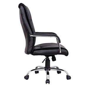 Офисное кресло BRABIX "Space EX-508", экокожа, хром, черное, 530860 в Артеме - предосмотр 2