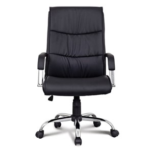 Офисное кресло BRABIX "Space EX-508", экокожа, хром, черное, 530860 в Артеме - предосмотр 4