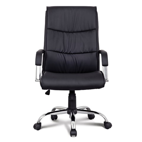 Офисное кресло BRABIX "Space EX-508", экокожа, хром, черное, 530860 в Артеме - изображение 4