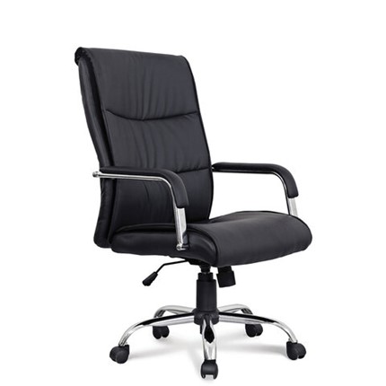 Офисное кресло BRABIX "Space EX-508", экокожа, хром, черное, 530860 в Артеме - изображение