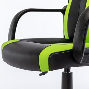 Кресло компьютерное BRABIX "Stripe GM-202", экокожа, черное/зеленое, 532511 во Владивостоке - предосмотр 11