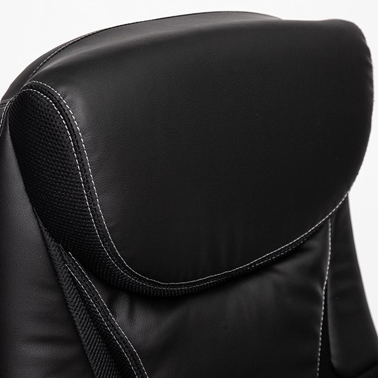 Компьютерное кресло CAMBRIDGE кож/зам/ткань, черный/черный , 36-6/11 арт.12756 в Артеме - изображение 10