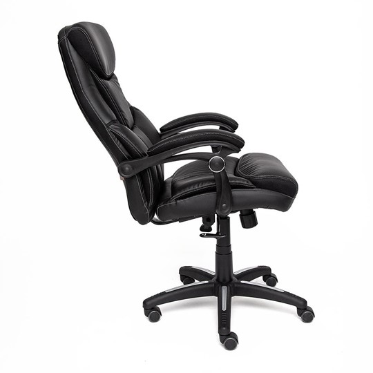 Компьютерное кресло CAMBRIDGE кож/зам/ткань, черный/черный , 36-6/11 арт.12756 в Артеме - изображение 3