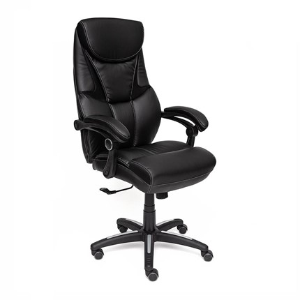 Компьютерное кресло CAMBRIDGE кож/зам/ткань, черный/черный , 36-6/11 арт.12756 в Артеме - изображение