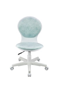 Кресло компьютерное Chair 1139 FW PL White, Голубой в Находке - предосмотр 1
