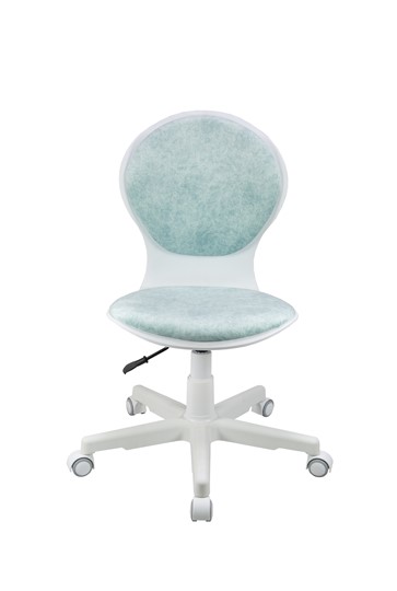 Кресло компьютерное Chair 1139 FW PL White, Голубой в Находке - изображение 1