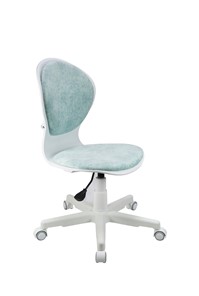 Кресло компьютерное Chair 1139 FW PL White, Голубой в Находке - предосмотр