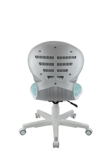 Кресло компьютерное Chair 1139 FW PL White, Голубой в Находке - изображение 4