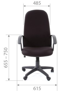 Компьютерное кресло CHAIRMAN 289, ткань, цвет серый в Артеме - предосмотр 3