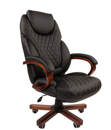Офисное кресло CHAIRMAN 406, черный в Артеме - изображение