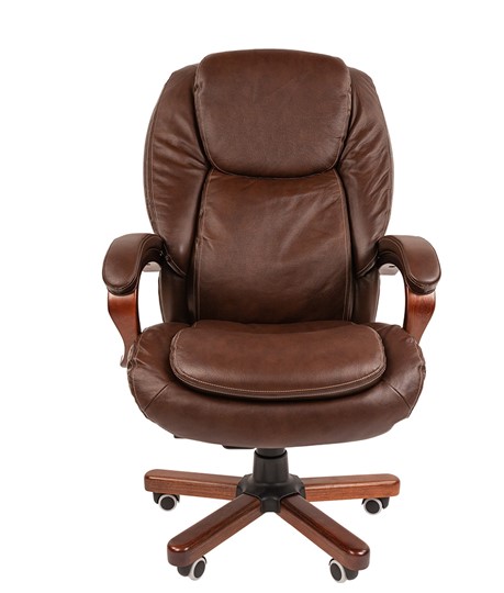 Офисное кресло CHAIRMAN 408, коричневый во Владивостоке - изображение 1