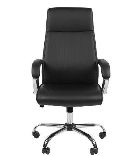 Офисное кресло CHAIRMAN 425 экокожа черная в Артеме - изображение 1