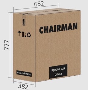 Кресло CHAIRMAN 432, экокожа, цвет черный в Артеме - предосмотр 6
