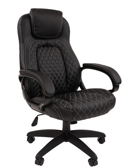Кресло CHAIRMAN 432, экокожа, цвет черный в Артеме - изображение 3